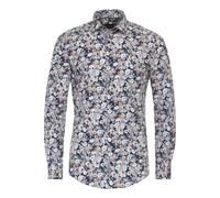 Casa Moda Modern Fit Hemd blau, Bedruckt