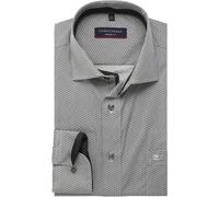 Businesshemd CASAMODA "CASAMODA Print" Gr. 39, Normalgrößen, schwarz Herren Hemden (71160339-39) schwarz