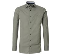 Casa Moda Modern Fit Hemd grün, Einfarbig