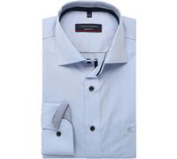 Casa Moda Businesshemd Modern Fit Einfarbig Mittelblau Größe 41