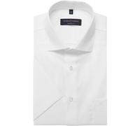 Casa Moda Herren Businesshemd Kurzarm uni Modern Fit, weiß, 41 Weiß