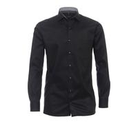 Casa Moda Modern Fit Hemd schwarz, Faux-uni