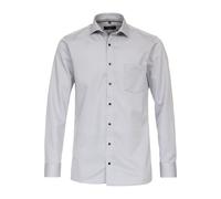 CASAMODA Businesshemd Uni Modern Fit Hellgrau 48