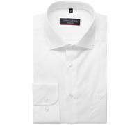 Größe 39 Casamoda Hemd Weiss Langarm Popeline uninah Modern Fit leicht tailliert geschnitten Kentkragen 100% Baumwolle Bügelleicht