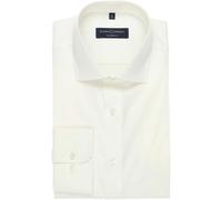 Casa Moda Herren Businesshemd uni Modern Fit, beige, 49 Champagner