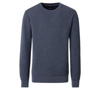 Casa Moda Strickpullover CASAMODA Pullover uni 100% Baumwolle Herren Gr. 3XL Blau