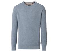 Casa Moda Herrenpullover Regular Fit – 100% Baumwolle – Einfarbig, himmelblau, Gr. L