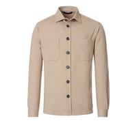 Casa Moda Regular Fit Hemdjacke beige, Einfarbig