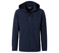 Softshelljacke CASAMODA "CASAMODA Softshelljacke uni", Herren, Gr. 4XL, dunkelblau, 92% Polyester, 8% Elasthan, Jacken Softshelljacke (68213911-4XL) dunkelblau