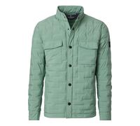 Hemdjacke CASAMODA "CASAMODA Overshirt Jacke mit zwei Brusttaschen uni", Herren, Gr. 6XL, hellgrün, 100% Polyester, Jacken (61994726-6XL) hellgrün