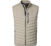 Steppweste CASAMODA "CASAMODA Steppweste uni", Herren, Gr. 5XL, beige, 100% Polyester, Westen Steppweste (33114902-5XL) beige