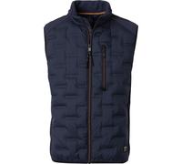Casa Moda Regular Fit Outdoor Weste blau, Einfarbig