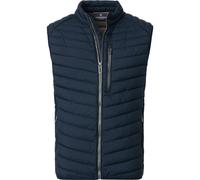 Steppweste CASAMODA "CASAMODA Steppweste uni", Herren, Gr. 3XL, dunkelblau, 100% Polyester, Westen Steppweste (52549049-XXXL) dunkelblau