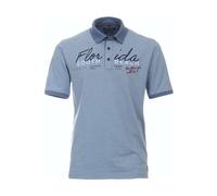 Poloshirt CASAMODA "CASAMODA Polo-Shirt uni" Gr. L, blau (himmelblau) Herren Shirts (34125160-L) himmelblau