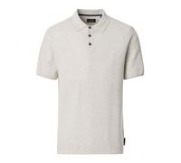 Poloshirt CASAMODA "CASAMODA Polo-Shirt uni", Herren, Gr. L, beige, 100% Baumwolle, Shirts (25944505-L) beige