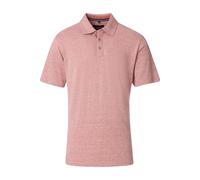 Poloshirt CASAMODA "CASAMODA Polo-Shirt uni", Herren, Gr. 3XL, rosa (rosarot), 70% Baumwolle, 30% Leinen, Shirts (55980728-XXXL) rosarot