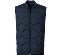 Steppweste CASAMODA "CASAMODA Steppweste uni", Herren, Gr. 3XL, dunkelblau, 60% Baumwolle, 40% Polyester, Westen Steppweste (47692409-XXXL) dunkelblau
