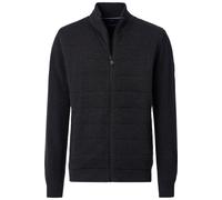 Casa Moda Regular Fit Strickjacke anthrazit, Einfarbig