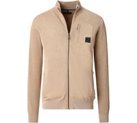 Casa Moda Regular Fit Strickjacke beige, Einfarbig