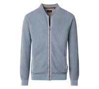 Strickjacke CASAMODA "CASAMODA Strickjacke uni", Herren, Gr. 6XL, himmelblau, Strickjacken Strickjacke (49959325-6XL) himmelblau