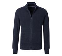 Casa Moda Regular Fit Strickjacke blau, Einfarbig