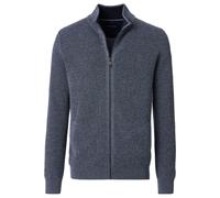 Casa Moda Regular Fit Strickjacke blau, Einfarbig