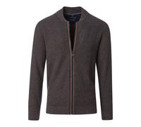 Casa Moda Regular Fit Strickjacke braun, Einfarbig