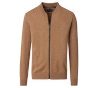 Casa Moda Regular Fit Strickjacke braun, Einfarbig