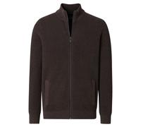 Casa Moda Regular Fit Strickjacke braun, Einfarbig