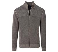 Strickjacke CASAMODA "CASAMODA Strickjacke uni", Herren, Gr. 4XL, braun, Strickjacken Strickjacke (34302059-4XL) braun