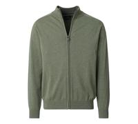 Casa Moda Regular Fit Strickjacke grün, Einfarbig