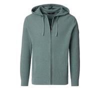Casa Moda Regular Fit Strickjacke grün, Einfarbig