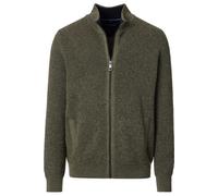 Casa Moda Regular Fit Strickjacke grün, Einfarbig