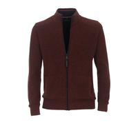 Casa Moda Regular Fit Strickjacke orange, Gemustert