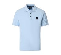 Casa Moda Regular Fit Strickpolo blau, Einfarbig