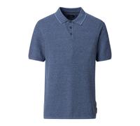 Casa Moda Regular Fit Strickpolo blau, Einfarbig