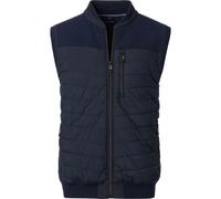 Casa Moda Regular Fit Strickweste blau, Einfarbig