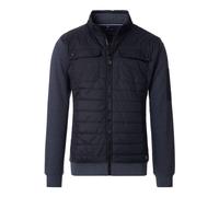 Sweatjacke CASAMODA "CASAMODA Sweatjacke uni", Herren, Gr. M, blau, 60% Baumwolle, 40% Polyester, Sweatjacken (47995231-M) blau