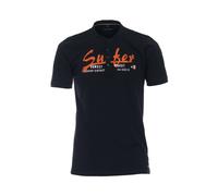 Casa Moda Regular Fit T-Shirt dunkelblau, Einfarbig