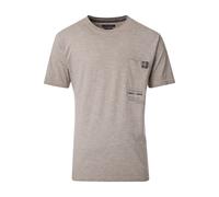 Casa Moda Regular Fit T-Shirt Rundhals beige, Einfarbig
