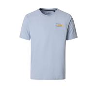 Casa Moda Regular Fit T-Shirt Rundhals blau, Bedruckt