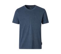 Casa Moda Regular Fit T-Shirt Rundhals blau, Einfarbig