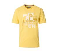 Casa Moda Regular Fit T-Shirt Rundhals gelb, Bedruckt