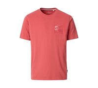 Casa Moda Regular Fit T-Shirt Rundhals rot, Bedruckt