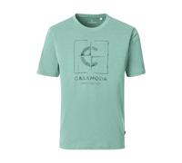 Casa Moda T-Shirt Regular Fit Rundhals Bedruckt Türkis