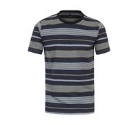 Casa Moda Regular Fit T-Shirt Rundhals türkis, Gemustert