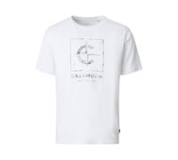 Casa Moda Regular Fit T-Shirt Rundhals weiss, Bedruckt