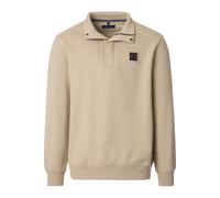 Casa Moda Regular Fit Troyer beige, Einfarbig