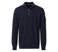 Troyer CASAMODA "CASAMODA Troyer uni", Herren, Gr. 3XL, dunkelblau, 100% Baumwolle, Pullover (16088038-XXXL) dunkelblau