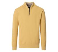 Casa Moda Halfzip Pullover Structure Melange Gelb - Größe L Gelb L